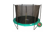 Батут DFC JUMP 8ft складной, c сеткой, цвет green