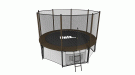 Батут UNIX line 8 ft Black&Brown (outside)
