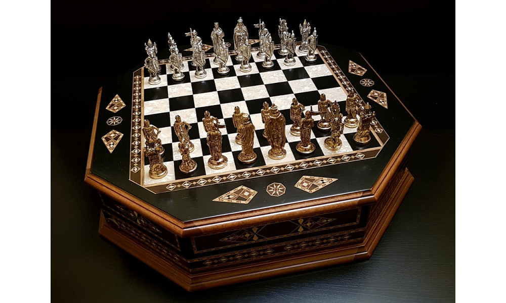 Шахматы из фанеры (бесплатный макет + видео + фото)