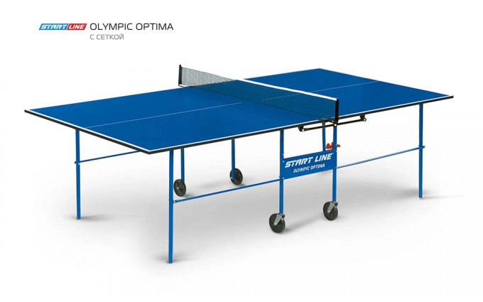 Теннисный стол Olympic Optima Outdoor BLUE с сеткой