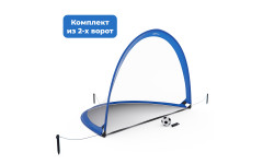 Комплект футбольных ворот Amazon Basics 4ft (2 шт.)
