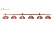 Светильник Fortuna Alison Red Bronze 6 плафонов