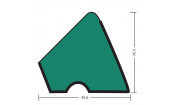 Резина для бортов Standard Pool K-55 145см 9-10фт 6шт.