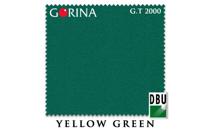 Сукно Gorina Granito Tournament 2000 193см Yellow Green