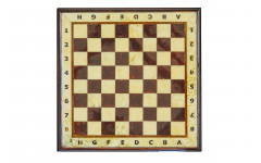 Шахматный ларец из янтаря с доской малый (дуб) 27*27