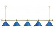 Лампа STARTBILLIARDS 5 пл. (плафоны бронза,штанга бронза,фурнитура бронза,3)
