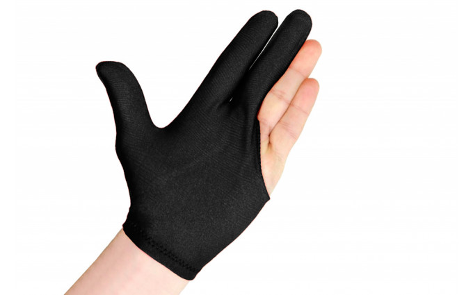 Перчатка бильярдная Feudor Standart black M/L