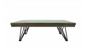 Бильярдный стол для пула Dauphine 8 ф (silver mist oak) с плитой
