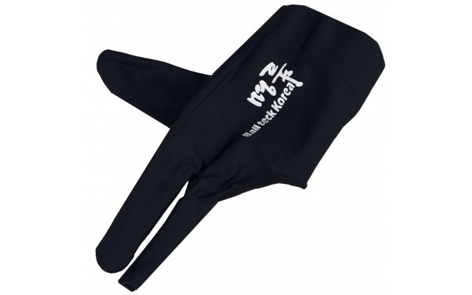 Перчатка бильярдная «Ball Teck MFO» (черная, вставка замша), защита от скольжения