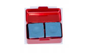 Мел «Ball teck PRO II» (2 шт, в красной металлической коробке) синий