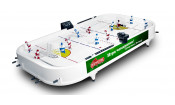 Настольный хоккей "Юниор" (96 x 51 x 16 см, цветной, электронное табло)