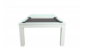 Бильярдный стол для пула Penelope 8 ф (белый) с плитой, со столешницей