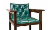 Кресло бильярдное из ясеня (мягкое сиденье + мягкая спинка, цвет орех пекан)