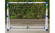 Разборные футбольные ворота с тренировочными сетками "Madcador 3 в 1" (сетка-мишень, сетка-отражатель)