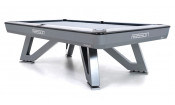 Стол / пул "Rasson Wolf" 9 ф (серый, сланец 25 мм) в комплекте с плитой, аксессуары + сукно