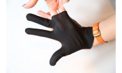 Перчатка бильярдная "WB" (черно-оранжевая), защита от скольжения